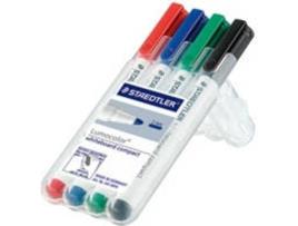 Pack 4 Marcadores  Lumocolor Whiteboard Compact 341