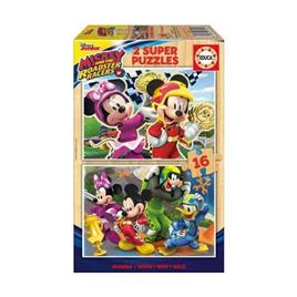 Educa - 2 Puzzles 2x16: Mickey e os Superpilotos