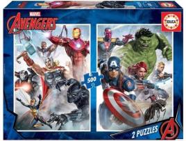 Puzzle DISFRAZZES Marvel Mania (2 x 500 cm)
