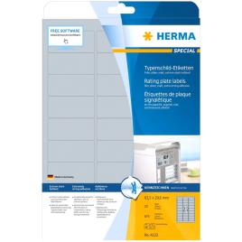 Herma Rating Plate Labels 4222 25 Sheets 675 Units One Size White