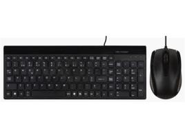 Teclado + Rato MK PLUS Compact 105 (Com Fio - 800 dpi - Teclado Numérico)