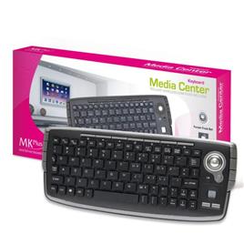 Teclado MKPlus Slim Media Center Game Preto