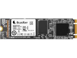 SSD M.2 BLueRay M12S, SDM12SI512A, capacidade de 512GB, 2500/1500MB/s, PCIe Gen3 x4, Intel 3D NAND.