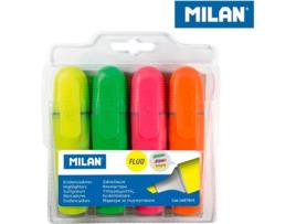 Pack 4 Fluorescenes MILAN Bevel Toe.
