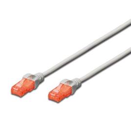 Cabo de Rede  RJ45 U/UTP Cat.6 10 Metros Cinza