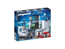 PLAYMOBIL City Action: Esquadra da Polícia com Prisão (Idade mínima: 4)