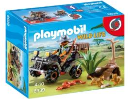 PLAYMOBIL Wild Life: Evil Explorer with Quad (Idade mínima: 4)