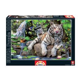 Puzzle  Tigres Brancos de Bengala (1000 Peças)