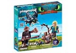 Hiccup e Astrid com Dragão Bebê