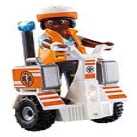 Playset City Life Emergency Balance Racer Playmobil 70052 (20 pcs)