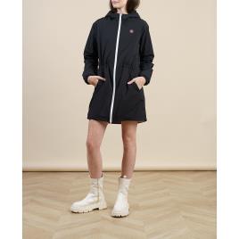 Flotte Parka unissexo, comprida e com capuz, POMPIDOU