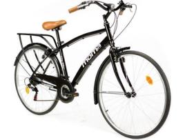 Bicicleta de Cidade MOMA BIKES BIMANNUN Preto (167x22x88 cm)