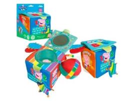 Texturas e atividades do cubo Peppa Pig