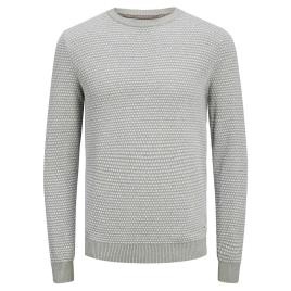 Jack & Jones Atlas Crew Neck Sweater Cinzento L Homem