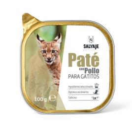 Salvaje Frango em Patê terrina para gatinhos