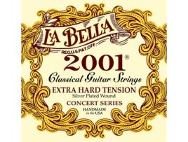 La Bella Conjunto de Cordas Clássico Profissional Triplo Nylon Transparente &