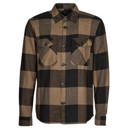 Only & Sons   Camisas mangas comprida ONSMILO LS CHECK OVERSHIRT  Castanho Disponível em tamanho para homem. S,M,L,XL,XS.Homem > Roupas > Camisas mangas compridas