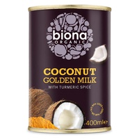 Leite de coco com cúrcuma 400 ml - Biona