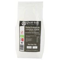 Farinha de Lentilhas Verdes Eco 1 kg - Glu10 Ban