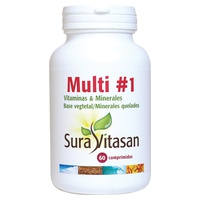 Multi 1 Vitaminas e Minerais 60 comprimidos - Sura Vitasan