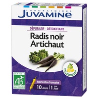 Depurativo / Desintoxicante - Rabanete Preto / Alcachofra 10 ampolas de 10ml - Laboratoires Juvamine