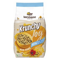 Muesli Krunchy Joy Papoila e Laranja 375 g - Barnhouse