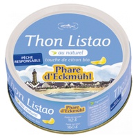 Atum-bonito ao natural com um toque de Limão 160 g - Phare d'Eckmühl