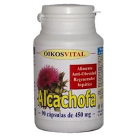 Alcachofra 90 cápsulas de 450mg - Oikos