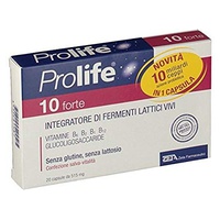 10 Forte - Suplemento de Fermentos Láticos Vivos 20 cápsulas de 515mg - Prolife