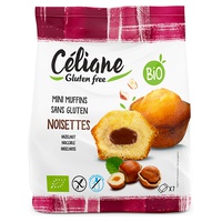 Muffin Recheio Avelã sem Glúten Bio 200 g - Céliane Gluten Free