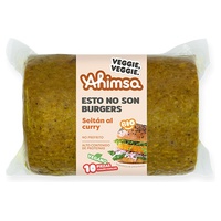 Hambúrguer de legumes seitan com caril orgânico da família 750 g - Ahimsa