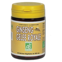 Ginseng, Geleia Real Bio 30 cápsulas de 355mg - L'abeille Forestière