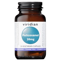Policosanol 20mg 30 cápsulas vegetais - Viridian