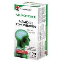 Neuro'force Memória e Concentração 72 cápsulas - Vecteur Sante