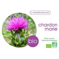 Cardo de leite orgânico s. 180 cápsulas de 300mg - L'Herbothicaire