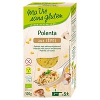 Polenta com Cogumelos Bio 300 g - Ma Vie sans Gluten