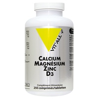 Calcium Magnesium Zinco D3 250 comprimidos - Vitall +
