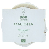 Maciotta vegetal alternativa ao queijo pistache vegan semi-duro 200 g - Fattoria della Mandorla