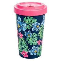 Caneca de flores tropicais 1 unidade - Woodway