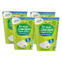 Iogurte de soja orgânico ao estilo grego 4 unidades de 400g - Sojade