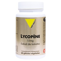 Licopeno 15 mg 60 cápsulas de 15mg - Vitall +
