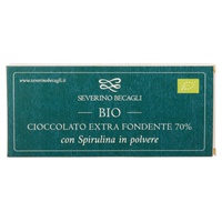 Chocolate Escuro Extra Orgânico Com Espirulina 50 g - Severino Becagli