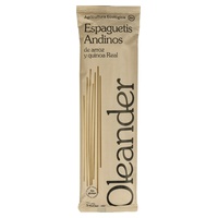 Esparguete de massa andina de arroz e quinoa real 250 g - Oleander