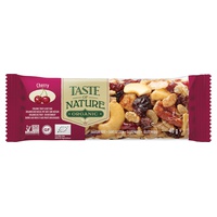 Barra de cereja e nozes 40 g - Taste Of Nature