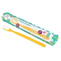 Escova de dentes ecológica recarregável Yellow Medium 1 unidade - Lamazuna