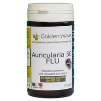 Auricularia 50 FLU 60 cápsulas vegetais de 460mg - Golden Wave