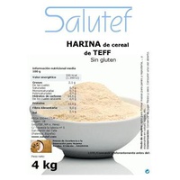 Farinha de Teff 4000 g de pó - Salutef