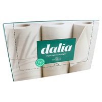 Pacote de rolos de papel higiênico de camada dupla 6 unidades - Dalia