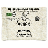 80% barra de chocolate amargo orgânico 30 g - Cacao Crudo