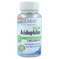 Acidophilus 30 cápsulas vegetais - Solaray